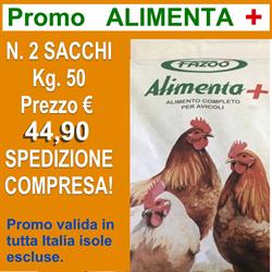 ALIMENTA+ MANGIME COMPLETO PER AVICOLI SACCO