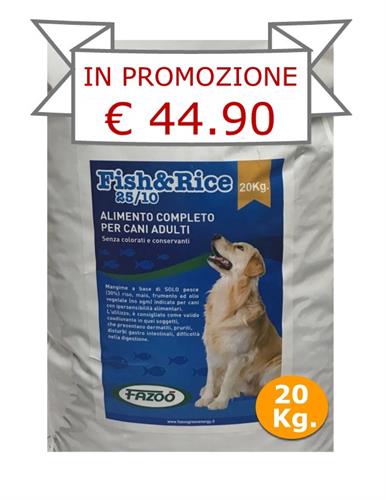 FISH&RICE MANGIME COMPLETO PER CANI KG 20